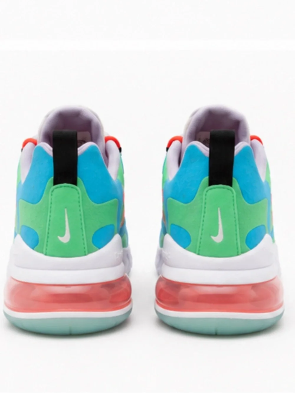 Nike Air Max 270 React Electro Green Blue Lagoon Sneakers Size 10